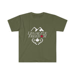Legalize Freedom Mountain - Unisex Softstyle T-Shirt