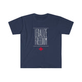 Legalize Freedom Leaf -  Softstyle T-Shirt