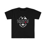Legalize Freedom Mountain - Unisex Softstyle T-Shirt