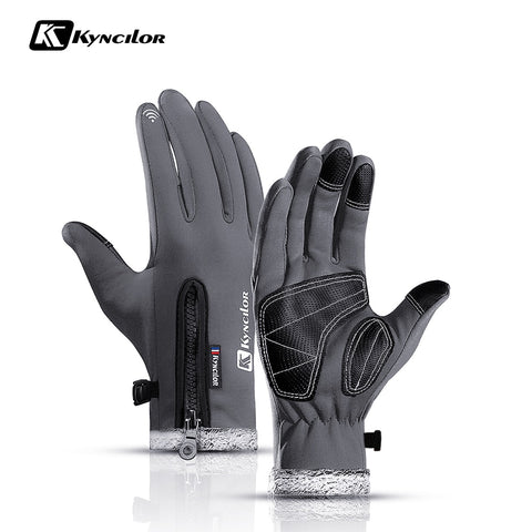 New Outdoor Sports Winter Waterproof Hiking Gloves Anti-skid Warmer Full Finger Touch Screen ciclismo Hiking Gloves Men Women