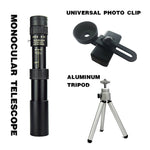 10-300x40mm Monocular Telescope Super Zoom Monocular Quality Eyepiece Portable Binoculars Hunting Lll Night Vision Scope Camping