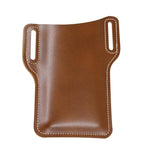 Leather Case Vintage Style Portable Tool Set Outdoor Survival Hanging Waist Set Belt Bag Suitable For Iphone Mobile Phone Bag